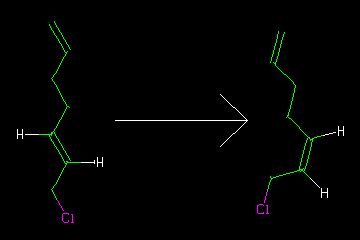 C=CCC/C=C/CCl>>ClC/C=C\CCC=C