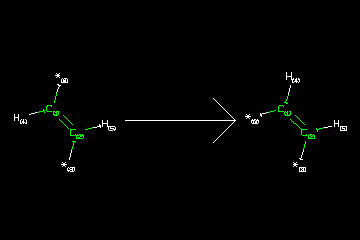 [*:0]/[C:1]([H:4])=[C:2]([H:5])/[*:3]>>[*:0]/[C:1]([H:4])=[C:2]([H:5])\[*:3]