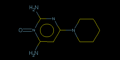 Nc1cc(nc(N)n1=O)N2CCCCC2